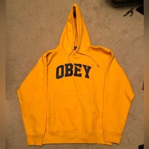 OBEY Yellow/Golden Hoodie